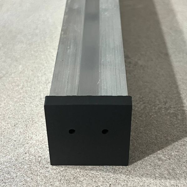 Заглушка алюмінієвого профілю 40х40 AR2-REC40*40 "Black" фото